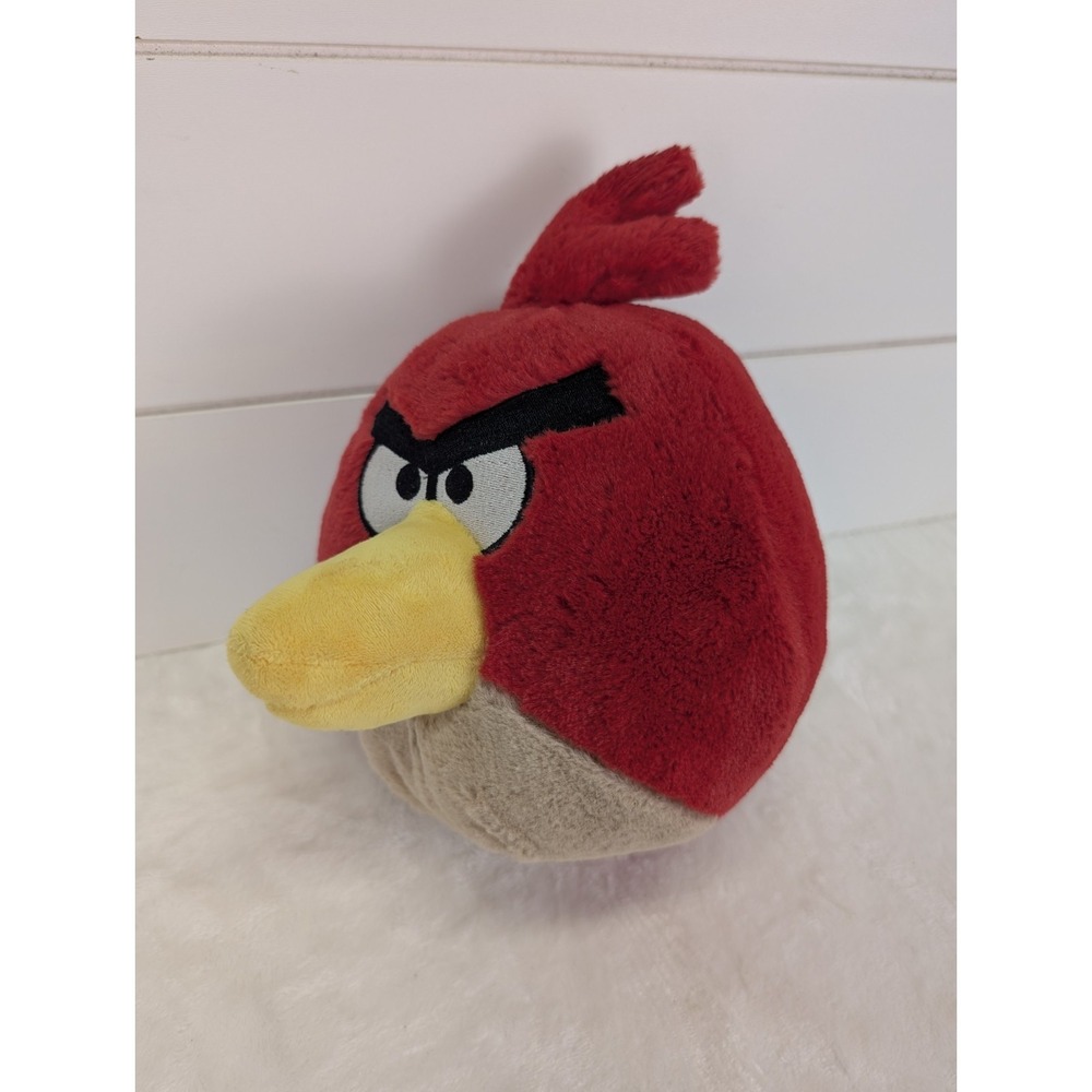Angry Birds 10" Plush Red Bird Toy Stuffed Animal Commonwealth‎ Toy 2010